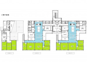 希望館　２階　平面図