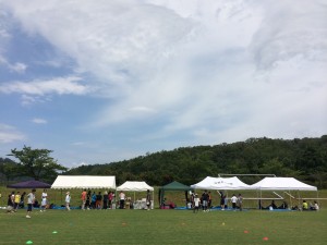 希望館キャンプ　青い空