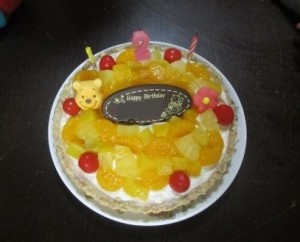 誕生日ケーキ