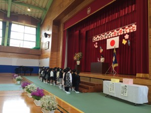 鳥取市立東中学校入学式