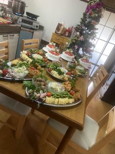 クリスマス会たくさんの料理25人前